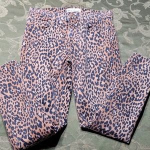 GAP Leopard Print Jeans - Size 28